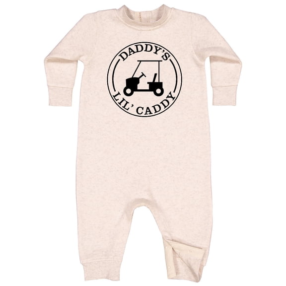 Inktastic Daddy's Lil Caddy Baby Fleece Romper
