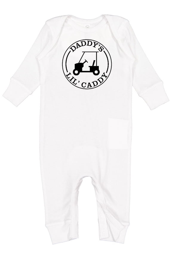 Daddy's Lil Caddy Baby Romper Coveralls