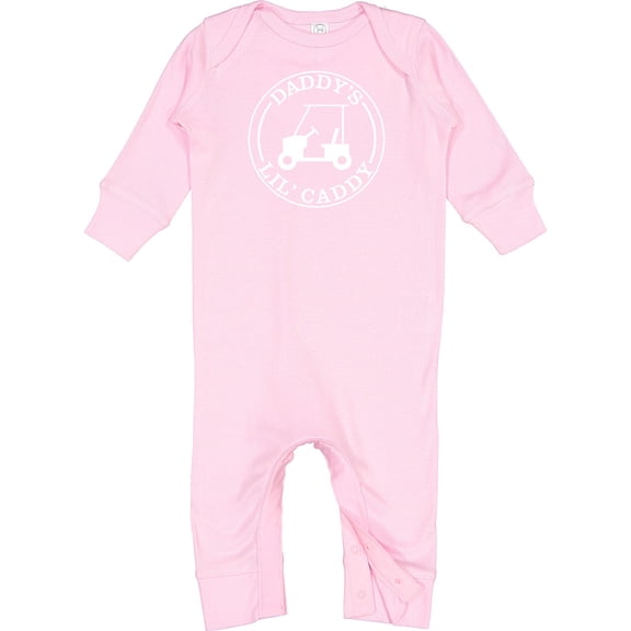 Inktastic Daddy's Lil Caddy Baby Romper Coveralls