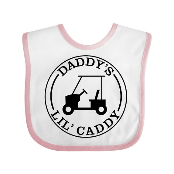 Inktastic Daddy's Lil Caddy Boys or Girls Baby Bib