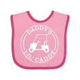 thumbnail image 1 of Inktastic Daddy's Lil Caddy Boys or Girls Baby Bib, 1 of 4