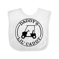 thumbnail image 1 of Inktastic Daddy's Lil Caddy Boys or Girls Baby Bib, 1 of 4