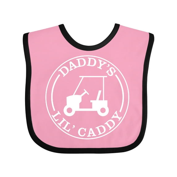 Inktastic Daddy's Lil Caddy Boys or Girls Baby Bib