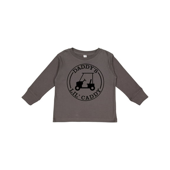 Inktastic Daddy's Lil Caddy Boys or Girls Long Sleeve Toddler T-Shirt