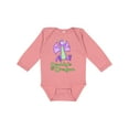 thumbnail image 1 of Inktastic Daddy's Lil' Dragon Boys or Girls Long Sleeve Baby Bodysuit, 1 of 5