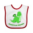 thumbnail image 1 of Inktastic Daddy's Lil' Dragon Cute Green Dragon Boys or Girls Baby Bib, 1 of 4