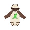thumbnail image 1 of Inktastic Daddy's Lil' Dragon Cute Green Dragon Boys or Girls Long Sleeve Baby Bodysuit, 1 of 5