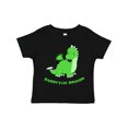 thumbnail image 1 of Inktastic Daddy's Lil' Dragon Cute Green Dragon Boys or Girls Toddler T-Shirt, 1 of 5