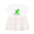 thumbnail image 1 of Inktastic Daddy's Lil' Dragon Cute Green Dragon Girls Baby Dress, 1 of 5