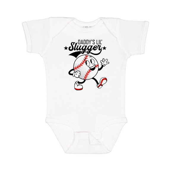 Inktastic Daddy's Lil' Slugger Boys or Girls Baby Bodysuit