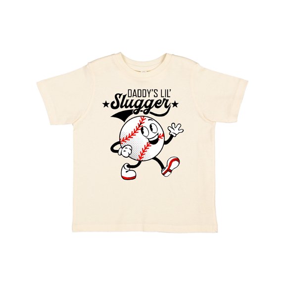 Inktastic Daddy's Lil' Slugger Boys or Girls Toddler T-Shirt