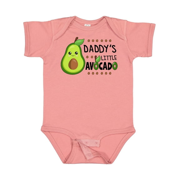 Inktastic Daddy's Little Avocado with Cute Baby Avocado Boys or Girls Baby Bodysuit