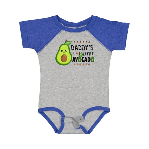 Inktastic Daddy's Little Avocado with Cute Baby Avocado Boys or Girls Baby Bodysuit