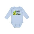 thumbnail image 1 of Inktastic Daddy's Little Avocado with Cute Baby Avocado Boys or Girls Long Sleeve Baby Bodysuit, 1 of 5