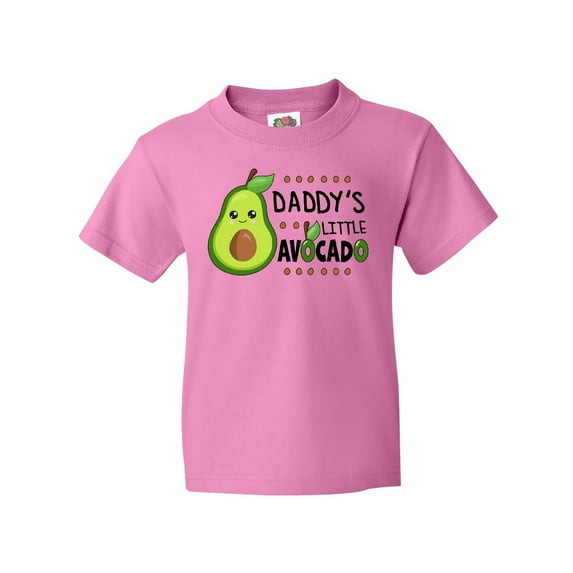 Inktastic Daddy's Little Avocado with Cute Baby Avocado Youth T-Shirt