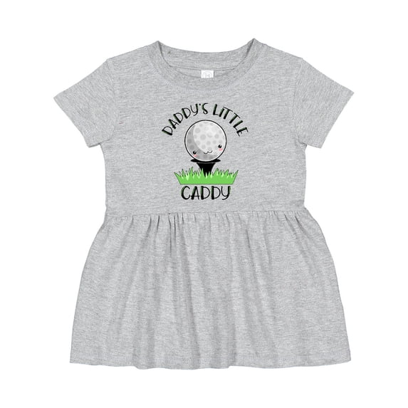 Inktastic Daddy's Little Caddy Cute Golf Ball Girls Baby Dress