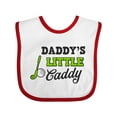 thumbnail image 1 of Inktastic Daddy's Little Caddy with Golf Club and Ball Boys or Girls Baby Bib, 1 of 4