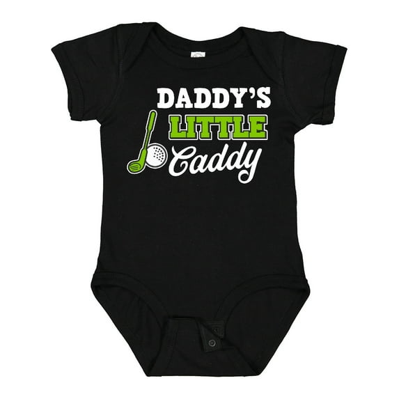Inktastic Daddy's Little Caddy with Golf Club and Ball Boys or Girls Baby Bodysuit