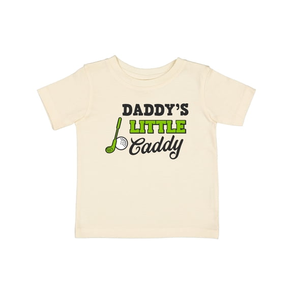 Inktastic Daddy's Little Caddy with Golf Club and Ball Boys or Girls Baby T-Shirt