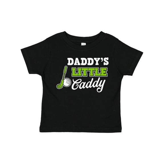 Inktastic Daddy's Little Caddy with Golf Club and Ball Boys or Girls Toddler T-Shirt