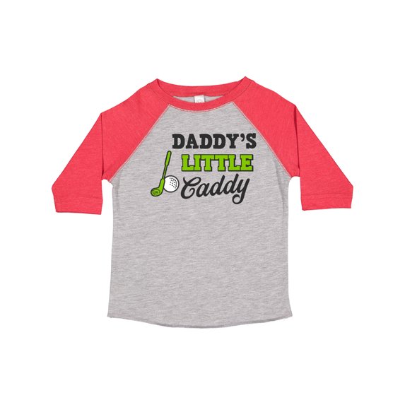 Inktastic Daddy's Little Caddy with Golf Club and Ball Boys or Girls Toddler T-Shirt