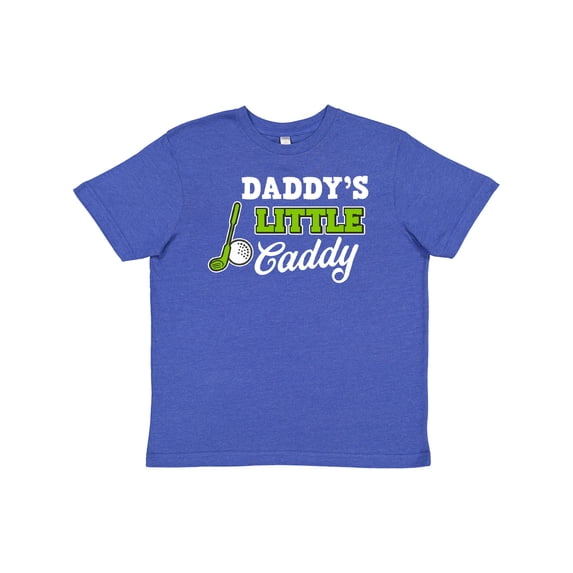 Inktastic Daddy's Little Caddy with Golf Club and Ball Youth T-Shirt