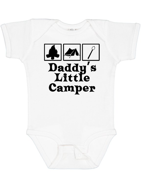 Daddy's Little Camper Boys or Girls Baby Bodysuit