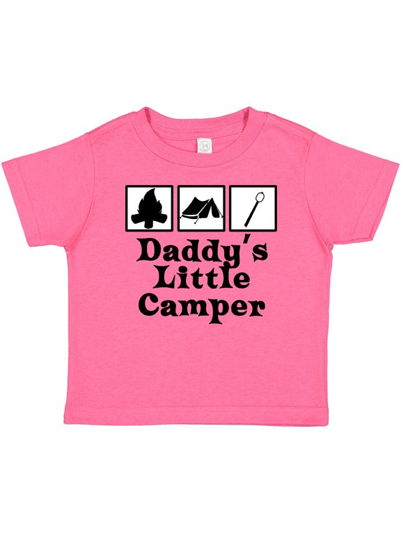 Daddy's Little Camper Boys or Girls Baby T-Shirt