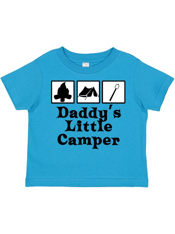 Daddy's Little Camper Boys or Girls Toddler T-Shirt