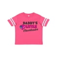 thumbnail image 1 of Inktastic Daddy's Little Cheerleader with Megaphone and Pom Poms Girls Toddler T-Shirt, 1 of 5