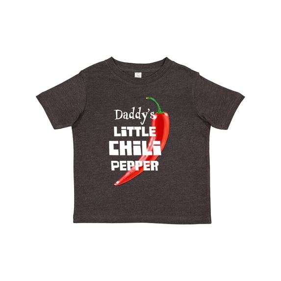 Inktastic Daddy's Little Chili Pepper Boys or Girls Toddler T-Shirt