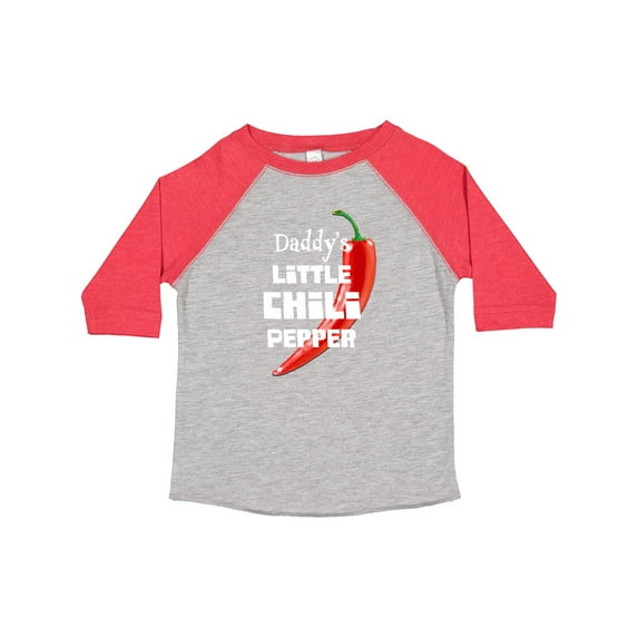 Inktastic Daddy's Little Chili Pepper Boys or Girls Toddler T-Shirt