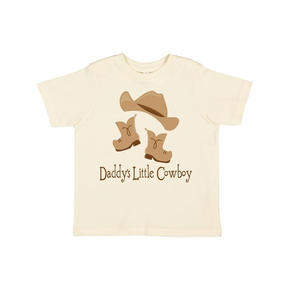 Inktastic Daddy's Little Cowboy Boys Toddler T-Shirt