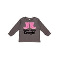 thumbnail image 1 of Inktastic Daddy's Little Cowgirl Girls Long Sleeve Toddler T-Shirt, 1 of 5