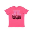 thumbnail image 1 of Inktastic Daddy's Little Cowgirl Youth T-Shirt, 1 of 5