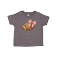 thumbnail image 1 of Inktastic Daddy's Little Draft Pick Football Pink Bow Boys or Girls Toddler T-Shirt, 1 of 5
