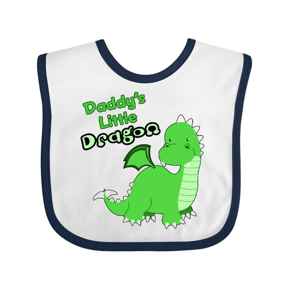 Inktastic Daddy's Little Dragon Boys or Girls Baby Bib