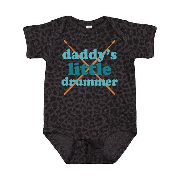 Inktastic Daddy's Little Drummer Boys or Girls Baby Bodysuit