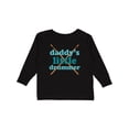 thumbnail image 1 of Inktastic Daddy's Little Drummer Boys or Girls Long Sleeve Toddler T-Shirt, 1 of 5