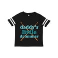 thumbnail image 1 of Inktastic Daddy's Little Drummer Boys or Girls Toddler T-Shirt, 1 of 5