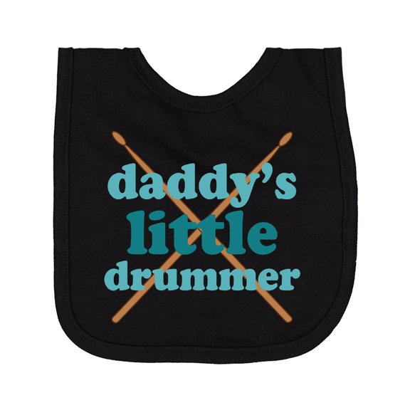 Inktastic Daddy's Little Drummer Newborn Bib
