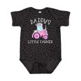 thumbnail image 1 of Inktastic Daddy's Little Farmer- Pink Tractor and Flowers Boys or Girls Baby Bodysuit, 1 of 5