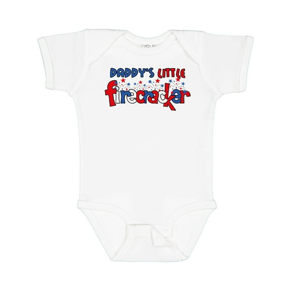 Inktastic Daddy's Little Firecracker Boys or Girls Baby Bodysuit