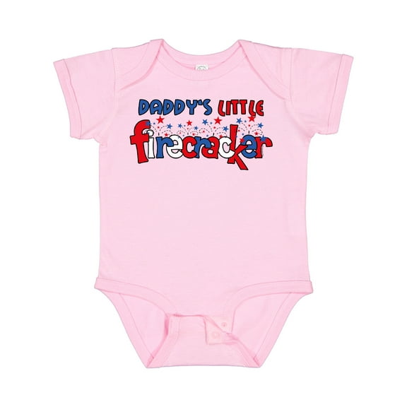Inktastic Daddy's Little Firecracker Boys or Girls Baby Bodysuit