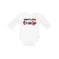 thumbnail image 1 of Inktastic Daddy's Little Firecracker Boys or Girls Long Sleeve Baby Bodysuit, 1 of 5