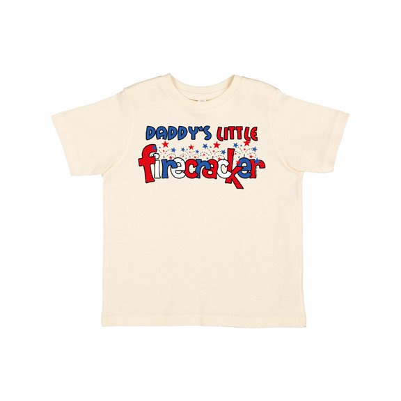 Inktastic Daddy's Little Firecracker Boys or Girls Toddler T-Shirt