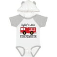 thumbnail image 1 of Inktastic Daddy's Little Firefighter Boys or Girls Baby Bodysuit, 1 of 5