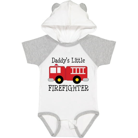 Inktastic Daddy's Little Firefighter Boys or Girls Baby Bodysuit