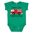 thumbnail image 1 of Inktastic Daddy's Little Firefighter Boys or Girls Baby Bodysuit, 1 of 5