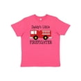 thumbnail image 1 of Inktastic Daddy's Little Firefighter Youth T-Shirt, 1 of 5